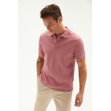 Tricou polo din bumbac pique