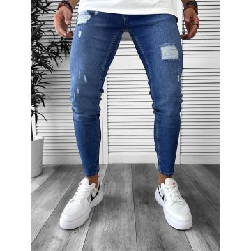 Blugi barbati conici albastri 6001 M3-4.3