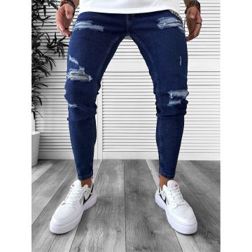 Blugi barbati conici albastri 632 G5-1