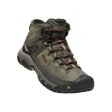 Bocanci de trekking pentru barbati -  Targhee III MID WP - Piele naturala - Masliniu inchis/Maro auriu
