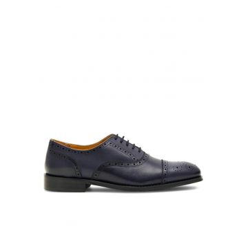 Pantofi barbati -  590558831330443 - Piele naturala - Bleumarin