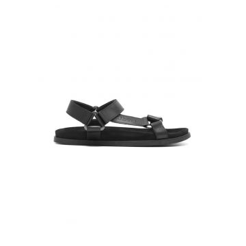 Sandale barbati -  590559 - Piele naturala - Negru