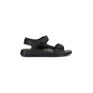 Sandale barbati -  590559 - Piele naturala - Negru