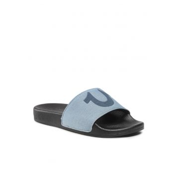 Papuci flip-flop Unisex -  Textil - Albastru