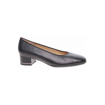 Pantofi dama -  Piele/Sintetic - Negru -