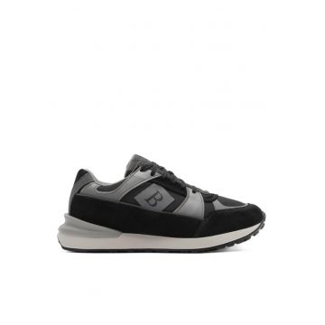 Tenisi barbati - 590558816697942 - Piele naturala - 42 EU - Negru