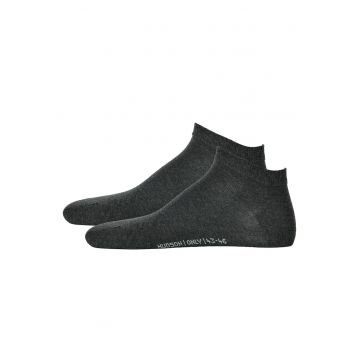 Set de sosete pana la glezna cu model uni - 2 perechi