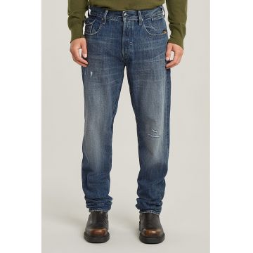 Blugi regular fit cu croiala conica Morry - Albastru prafuit