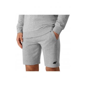 Pantaloni scurti pentru barbati - Bumbac/Poliester - Gri