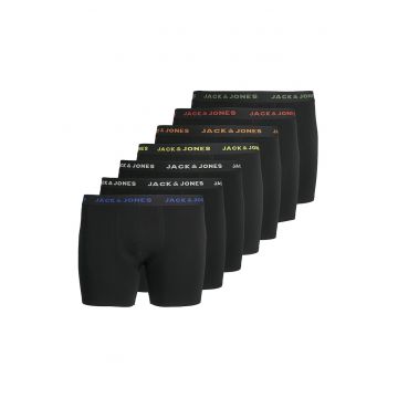 Set de boxeri cu banda logo - 7 Piese - Negru