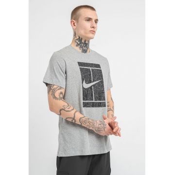 Tricou cu imprimeu logo pentru tenis