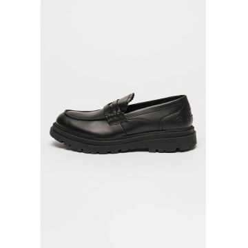 Pantofi loafer din piele Kurgan - Negru