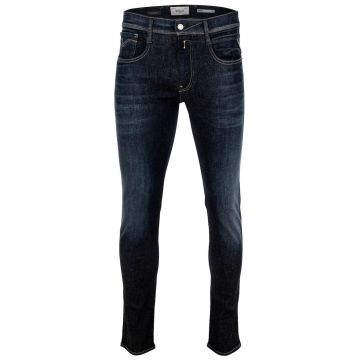Blugi slim fit Anbass - Albastru inchis
