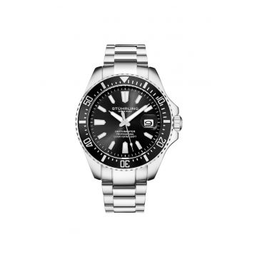 Ceas analog cu bratara metalica Depthmaster 3950A Quartz 42mm Diver -  StarSea -Negru