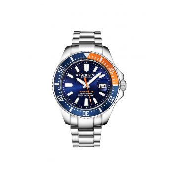 Ceas analog Depthmaster 3950A Quartz 42mm Diver -  albastru