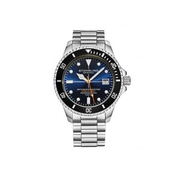 Ceas analog Depthmaster Heritage 42 mm - original STUHRLING - albastru