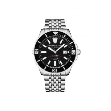 Ceas automatic Depthmaster Radiance Diver - otel inoxidabil - cu luneta rotativa unidirectionala -  Radian - Negru