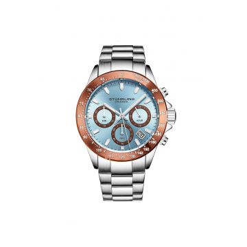 Ceas cronograf din inox Ultima - argintiu
