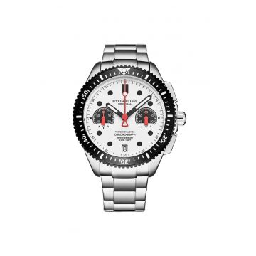 Ceas cronograf Velocity 4016 Quartz 42 mm -  Veloci - argintiu