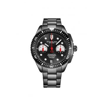 Ceas cu cronograf Velocity 4016 Quartz 42 mm -  Veloci - negru