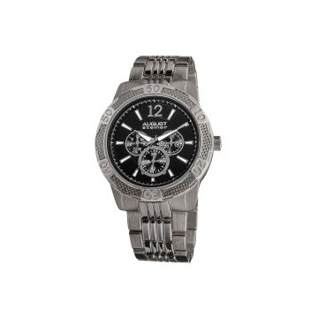 Ceas rotund analog -  AS8087 - negru