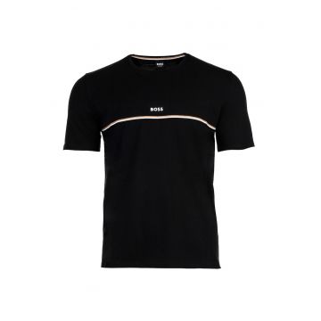Tricou cu garnitura contrastanta Unique