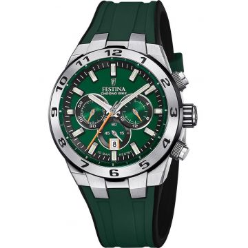Ceas pentru barbati -  Quartz - OS20 - Verde - Argintiu