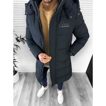 Geaca barbati de iarna bleumarin A07 T57-4