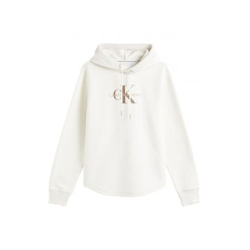 Hanorac cu snur de ajustare si broderie logo