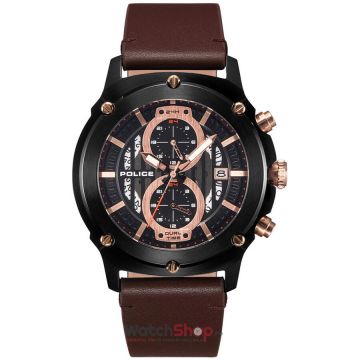 Ceas Police LULWORTH PL15917JSB.02A Dual Time Ceas Police LULWORTH PL15917JSB.02A Dual Time