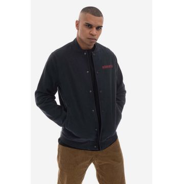 Maharishi geacă bomber bărbați, culoarea negru, de tranziție 4023.BLACK-BLACK