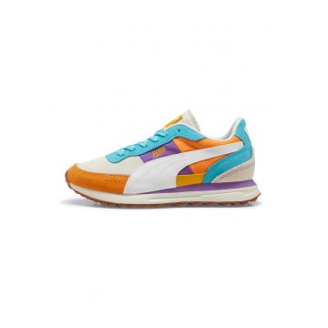 Pantofi sport unisex cu detalii de piele intoarsa Road Rider