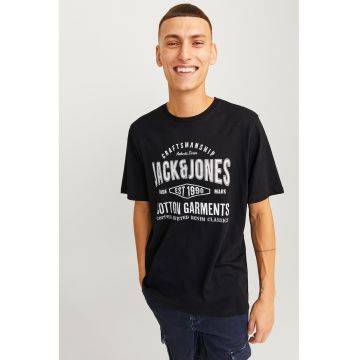Tricou de bumbac cu imprimeu logo