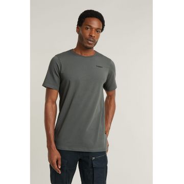 Tricou slim-fit cu decolteu la baza gatului Base