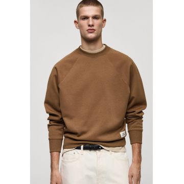Bluza de trening relaxed fit cu maneci raglan