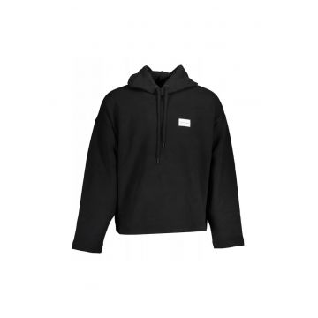 Hanorac barbati - cu imprimeu cu logo - Regular fit -  Negru