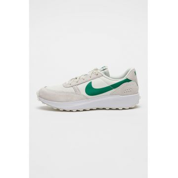 Pantofi sport cu detalii din piele intoarsa Waffle Nav