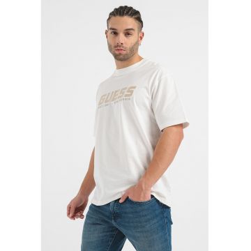 Tricou cu imprimeu logo - pentru fitness