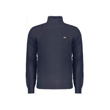 Bluza cu gat barbati - cu logo brodat - Regular fit -