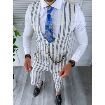 Compleu barbati  Vesta + Pantaloni cu defect DEFB4127 P18-5.1