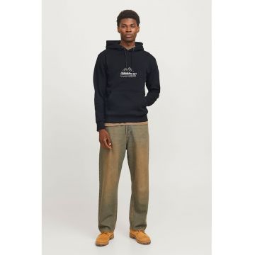 Hanorac regular fit din amestec de bumbac cu buzunar kangaroo