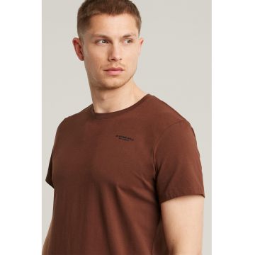 Tricou slim-fit cu decolteu la baza gatului Base