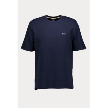 Tricou texturat de casa - Bleumarin