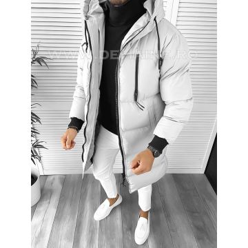 Geaca barbati groasa gri de iarna cu defect DEF8041B D1-3