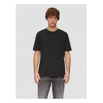 Tricou barbati cu decolteu la baza gatului - cu logo - Q/S by s.Oliver
