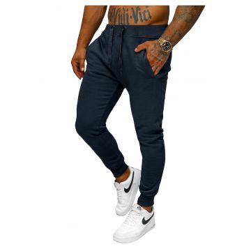 Pantaloni de trening barbati albastru marin  JS/XW01Z