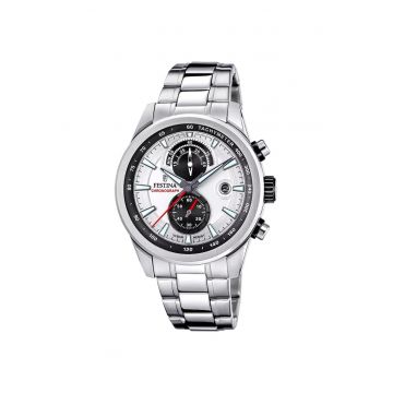 Ceas barbatesc  F20694/1 Quartz Argintiu