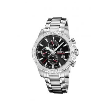 Ceas barbatesc  F20704/3 Quartz Argintiu