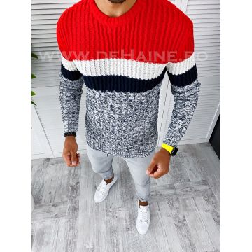 Pulover barbati gros slim fit T3572 90-3.1
