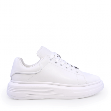 Sneakers ușori bărbați Benvenuti albi din piele 3859BP586A Sneakers ușori bărbați Benvenuti albi din piele 3859BP586A
